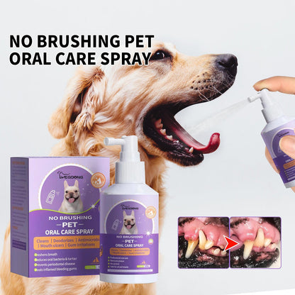 Pet Dog Cat Teeth Cleaning Spray