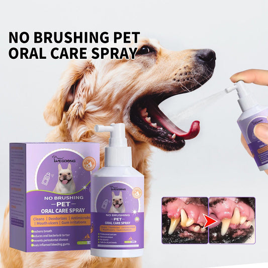 Pet Dog Cat Teeth Cleaning Spray