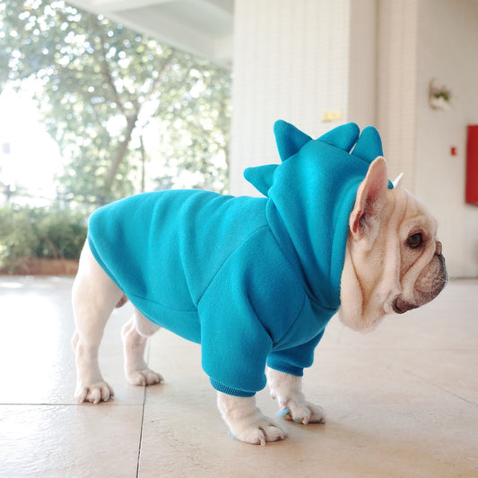 Pet Apparel Embroidery Cartoon Hooded Vest