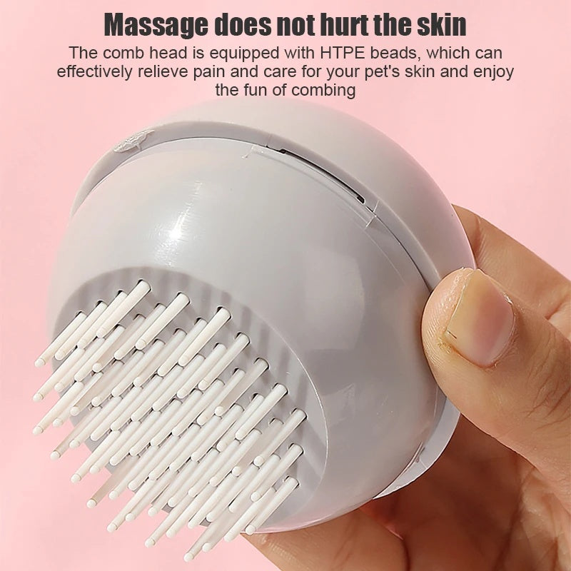 Dog Cat Bath Brush Pet Massage Brush Shampoo Dispenser Soft Silicone Brush Rubber Bristle For Dogs And Cats Shower Grooming