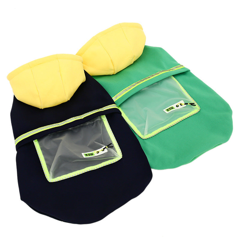 Pet Apparel Embroidery Cartoon Hooded Vest
