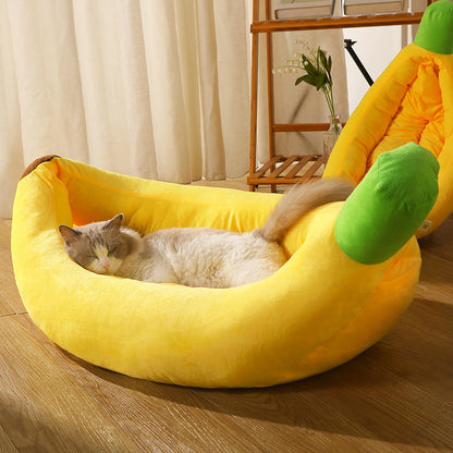 Pet Cushion Mat Banana Nest Removable And Washable