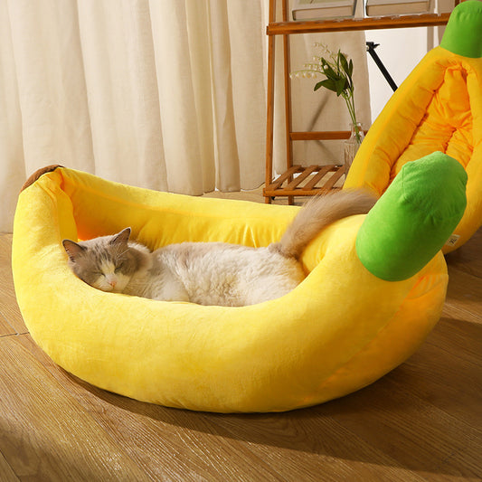 Pet Cushion Mat Banana Nest Removable And Washable
