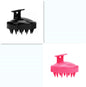 Silicone shampoo brush massager