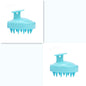 Silicone shampoo brush massager