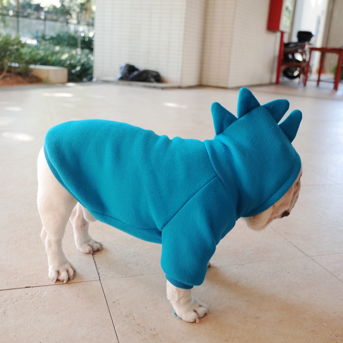 Pet Apparel Embroidery Cartoon Hooded Vest