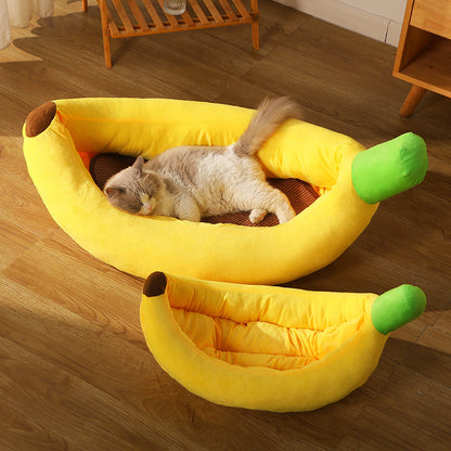 Pet Cushion Mat Banana Nest Removable And Washable