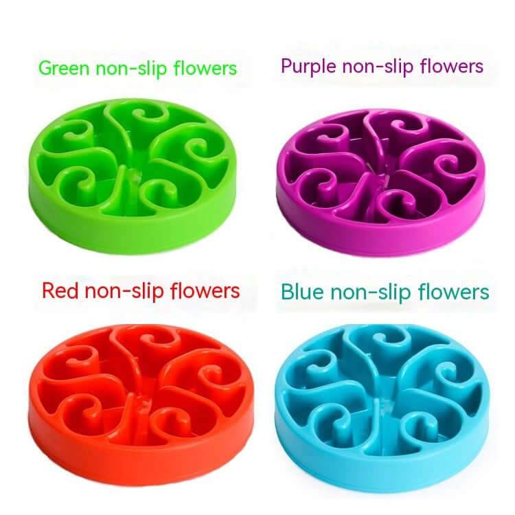 Pet Slow Food Bowl Anti-choking Food Apparatus