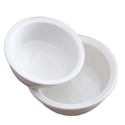 Pet food bowl ceramic double bowl food bowl