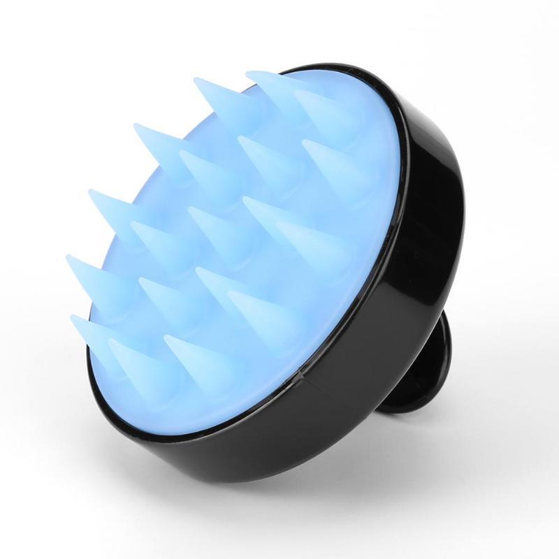 Silicone shampoo brush massager