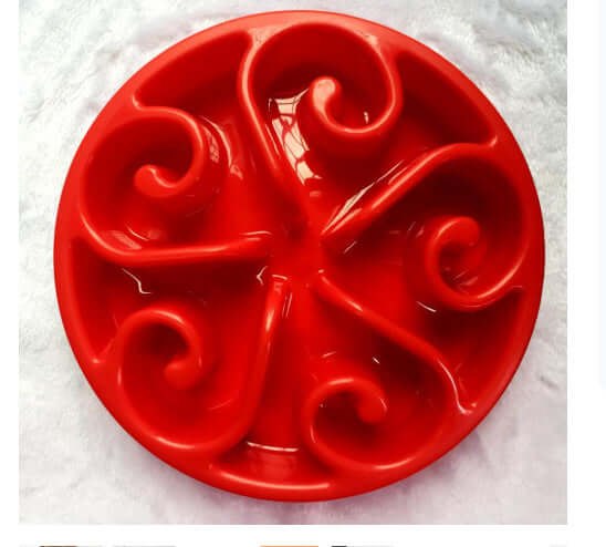Pet Slow Food Bowl Anti-choking Food Apparatus