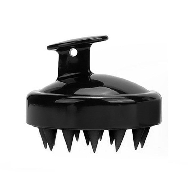Silicone shampoo brush massager