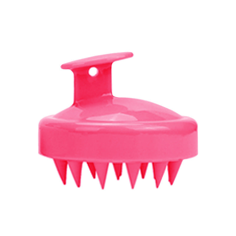 Silicone shampoo brush massager