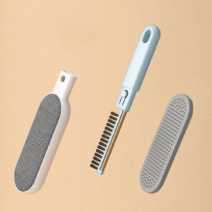 Pet Hair Removal Brush cleaning cat hair from clothes