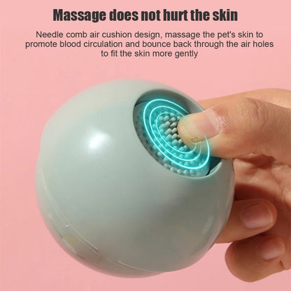 Dog Cat Bath Brush Pet Massage Brush Shampoo Dispenser Soft Silicone Brush Rubber Bristle For Dogs And Cats Shower Grooming