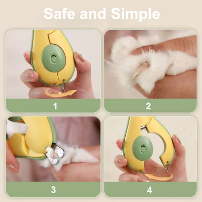 Professional Pet Nail Clipper LED Light Pet Nail Clipper Claw Grooming Scissors For Small Dogs Cats Cutter Cat Accessories