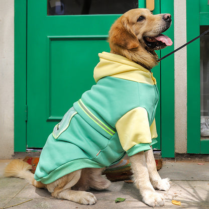 Pet Apparel Embroidery Cartoon Hooded Vest