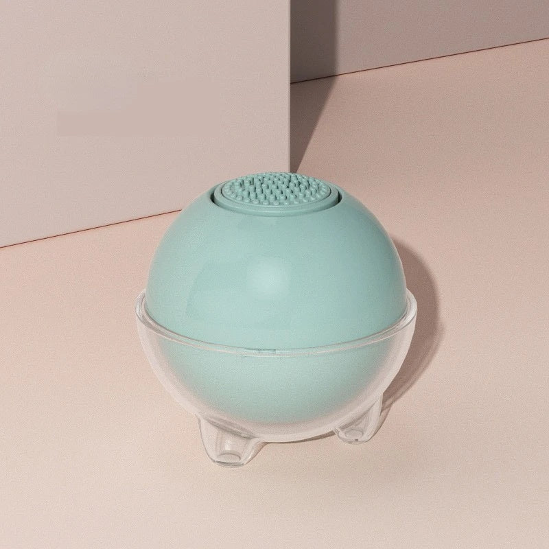 Dog Cat Bath Brush Pet Massage Brush Shampoo Dispenser Soft Silicone Brush Rubber Bristle For Dogs And Cats Shower Grooming