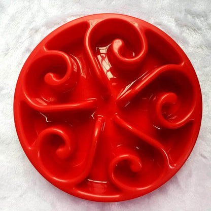 Pet Slow Food Bowl Anti-choking Food Apparatus