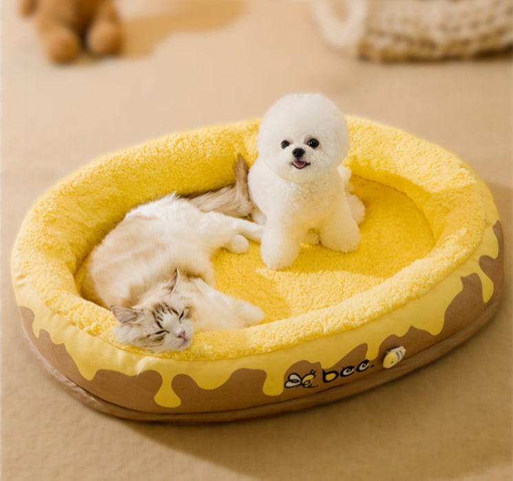 Dog Cat Four Seasons General Purpose Can Disassemble And Wash Warm Dog Bed Small Medium-sized Dog Dog Cat Litter Pet