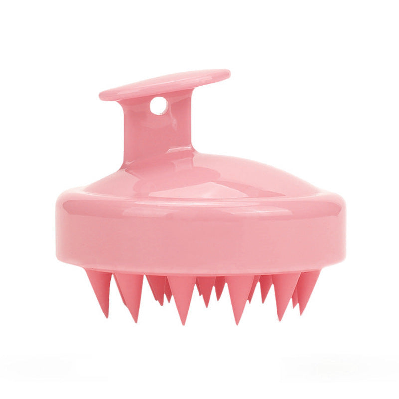 Silicone shampoo brush massager