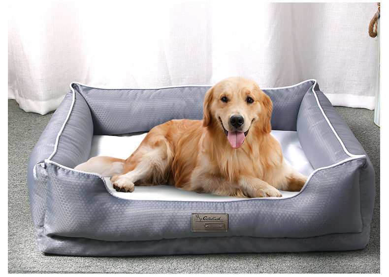 Pet Furniture Elevated Cat Beds With Removable Mattress Cover Suitable For Kitty, Puppy Or Small Animal Brand Design White Grey