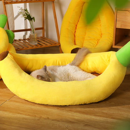 Pet Cushion Mat Banana Nest Removable And Washable