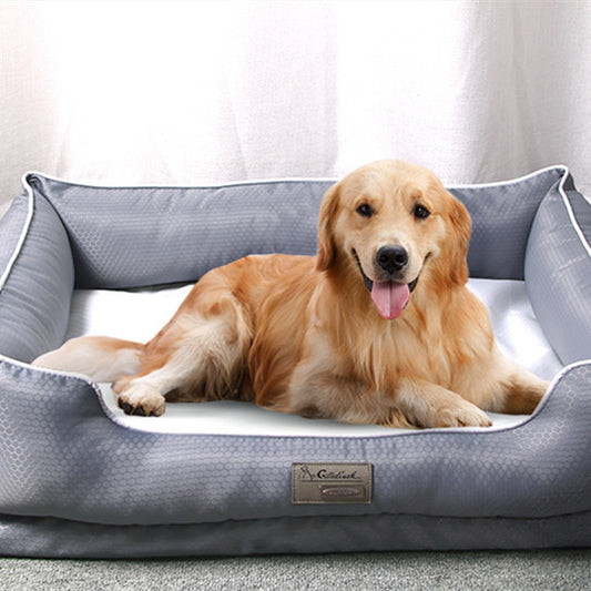 Pet Furniture Elevated Cat Beds With Removable Mattress Cover Suitable For Kitty, Puppy Or Small Animal Brand Design White Grey