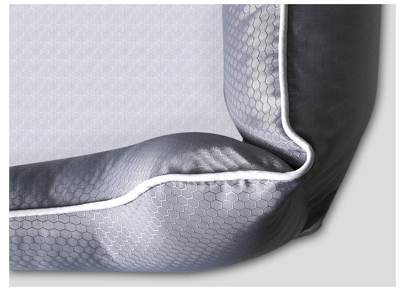Pet Furniture Elevated Cat Beds With Removable Mattress Cover Suitable For Kitty, Puppy Or Small Animal Brand Design White Grey
