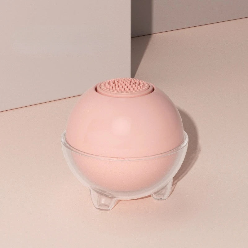 Dog Cat Bath Brush Pet Massage Brush Shampoo Dispenser Soft Silicone Brush Rubber Bristle For Dogs And Cats Shower Grooming