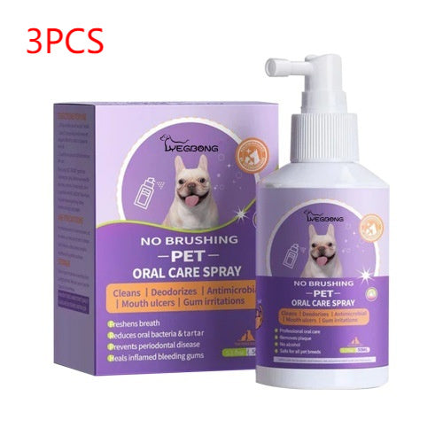 Pet Dog Cat Teeth Cleaning Spray