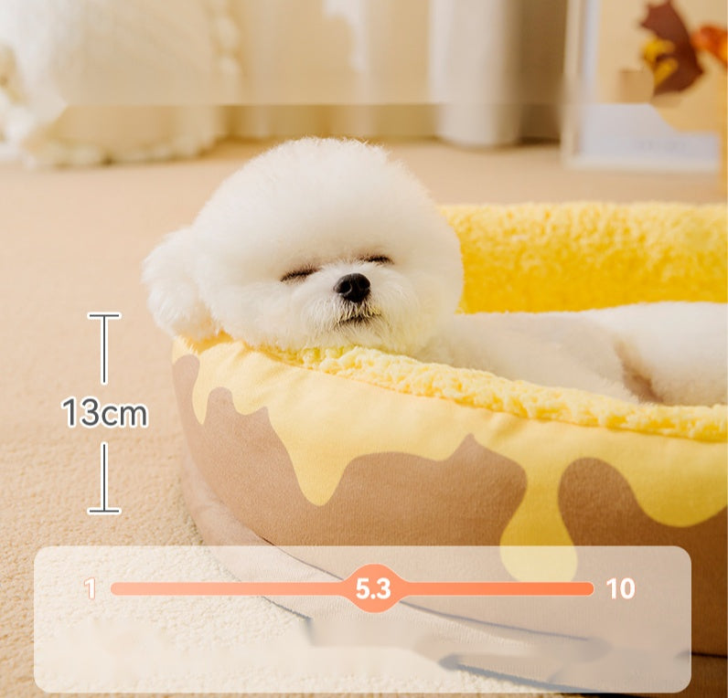 Dog Cat Four Seasons General Purpose Can Disassemble And Wash Warm Dog Bed Small Medium-sized Dog Dog Cat Litter Pet