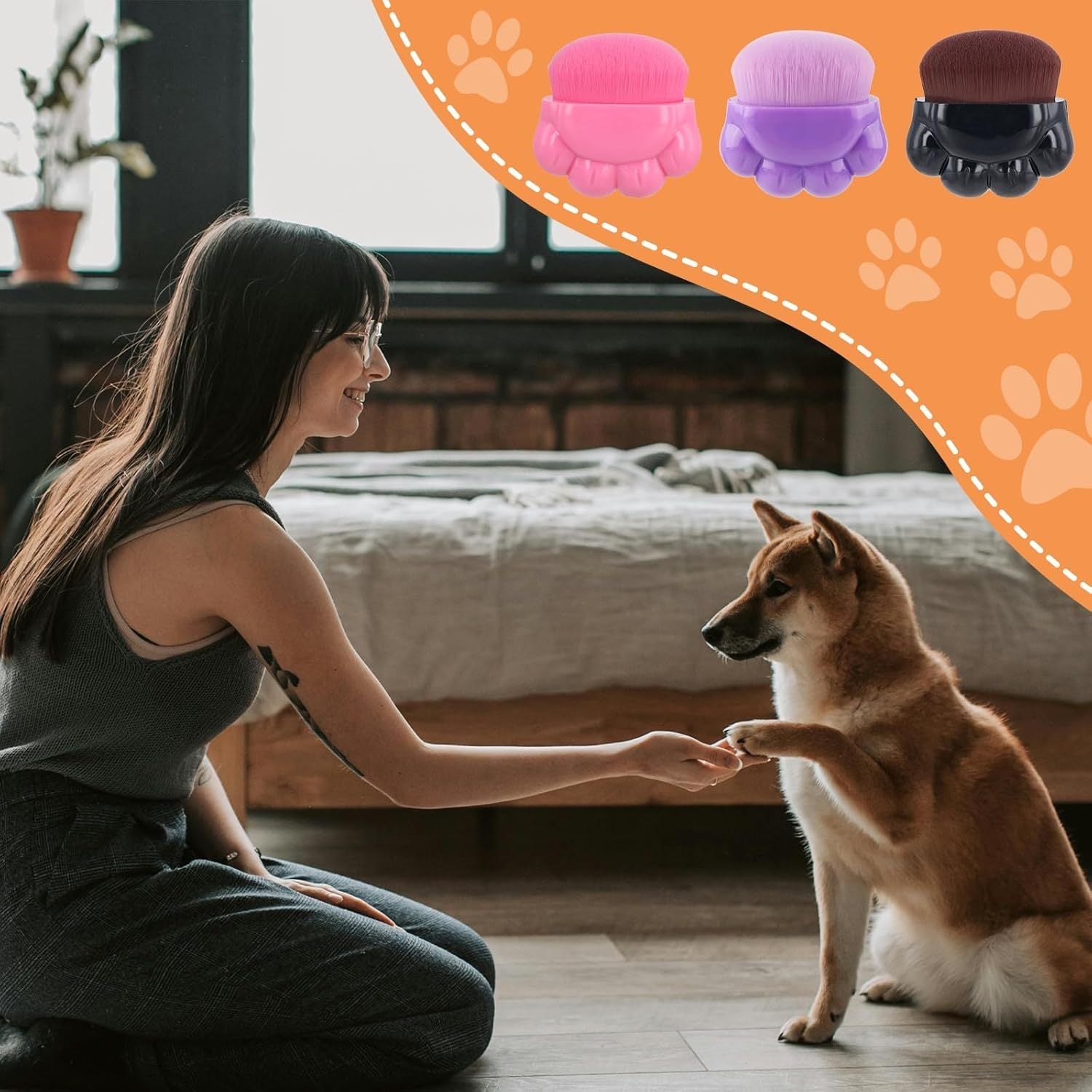 Dog Paw Balm Brush