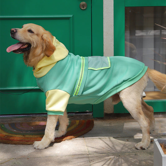 Pet Apparel Embroidery Cartoon Hooded Vest