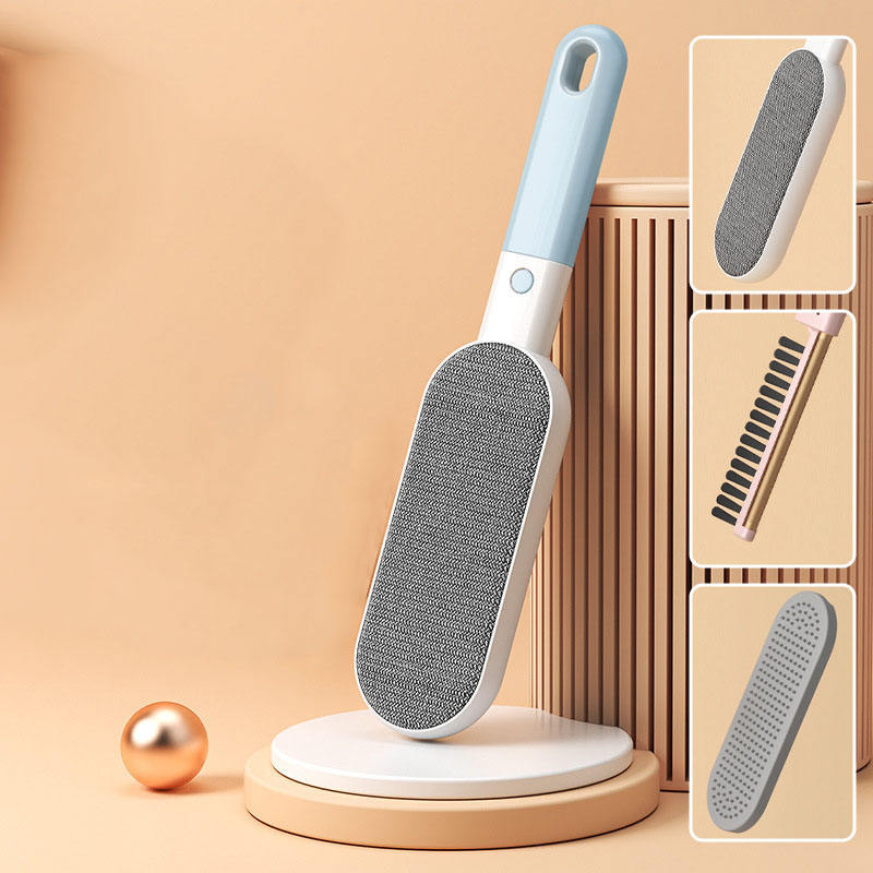 Pet Hair Removal Brush cleaning cat hair from clothes